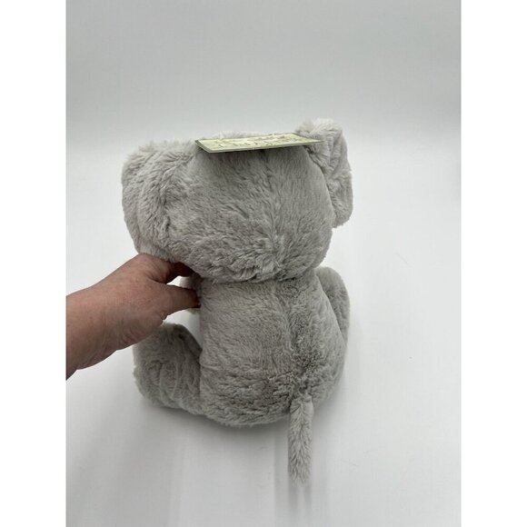 Kellytoy Kelly Baby Elephant Safari Plush Rattle Stuffed Sitting Toy Gray - Picture 4 of 5